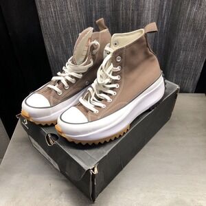 Size 7.5 - Converse Run Star Hike Platform High Squirrel Friend Brown